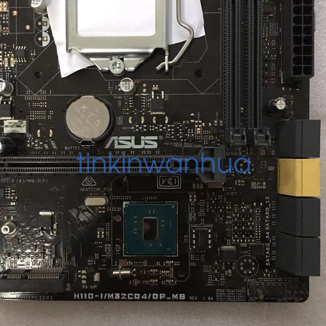 For ASUS H110-I/M32CD4/DP_MB REV 1.04 Motherboard LGA1151 8*SATA