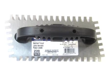 NEW! MARSHALTOWN QLT 6" x 10" NOTCH TROWEL, #239
