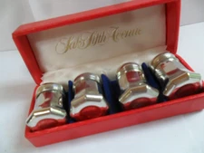 Vintage Saks Fifth Avenue Salt & Pepper Shaker Set 2 Each Salt & 2 Each Pepper