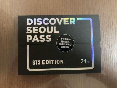【新品未開封】DISCOVER SEOUL PASS BTSエディション DISCOVER SEOUL PASS BTS Edition | eBay