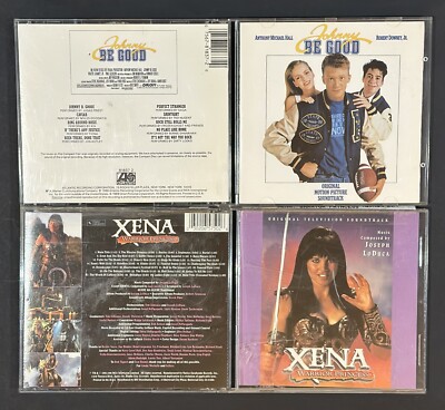 Johnny Be Good & Xena Warrior Princess Soundtrack 2 Used CDs VG Priest Kix