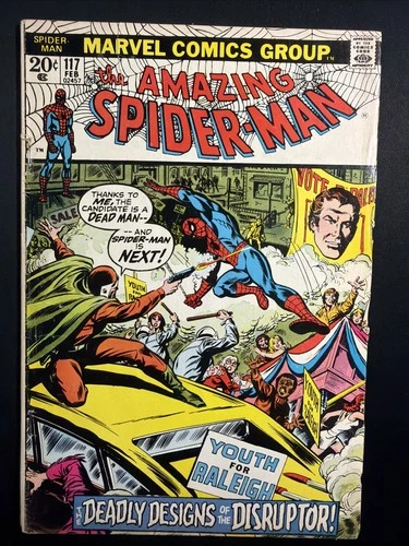 Amazing Spider-Man #117 1973 Marvel Comics Bronze Age 1st Print Good/VG