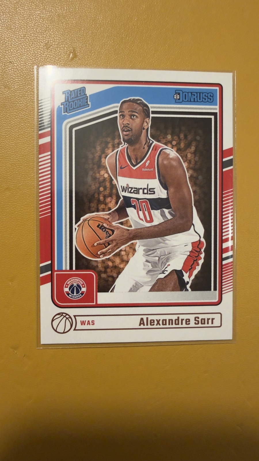 Alexandre Sarr 2024-25 Donruss #215 Rated Rookie Washington Wizards