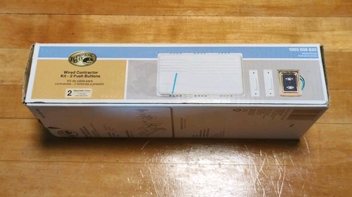 Hampton Bay Wired Doorbell Contractor Kit 2 Push Buttons White 1003 008 630 (B2) - Picture 4 of 4