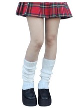 Women's Solid Cable Knit Leg Warmers Knitted Crochet Winter Socks