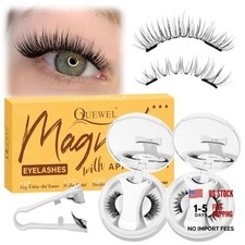 2 Pairs Magnetic Eyelashes with Applicator 2 pair (Pack of 1) CX-NZH-A+D