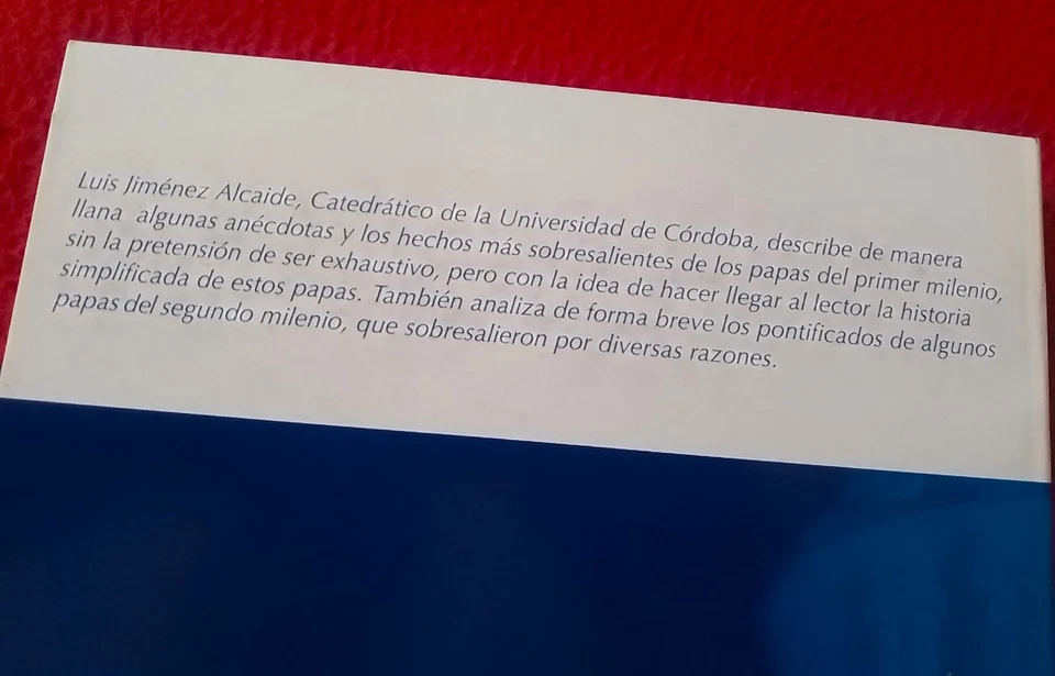 LIBRO PAPAS DEL PRIMER MILENIO, 2005, LUIS JIMENEZ ALCAIDE RELIGION 135 PAGINAS. - Imagen 4 de 4