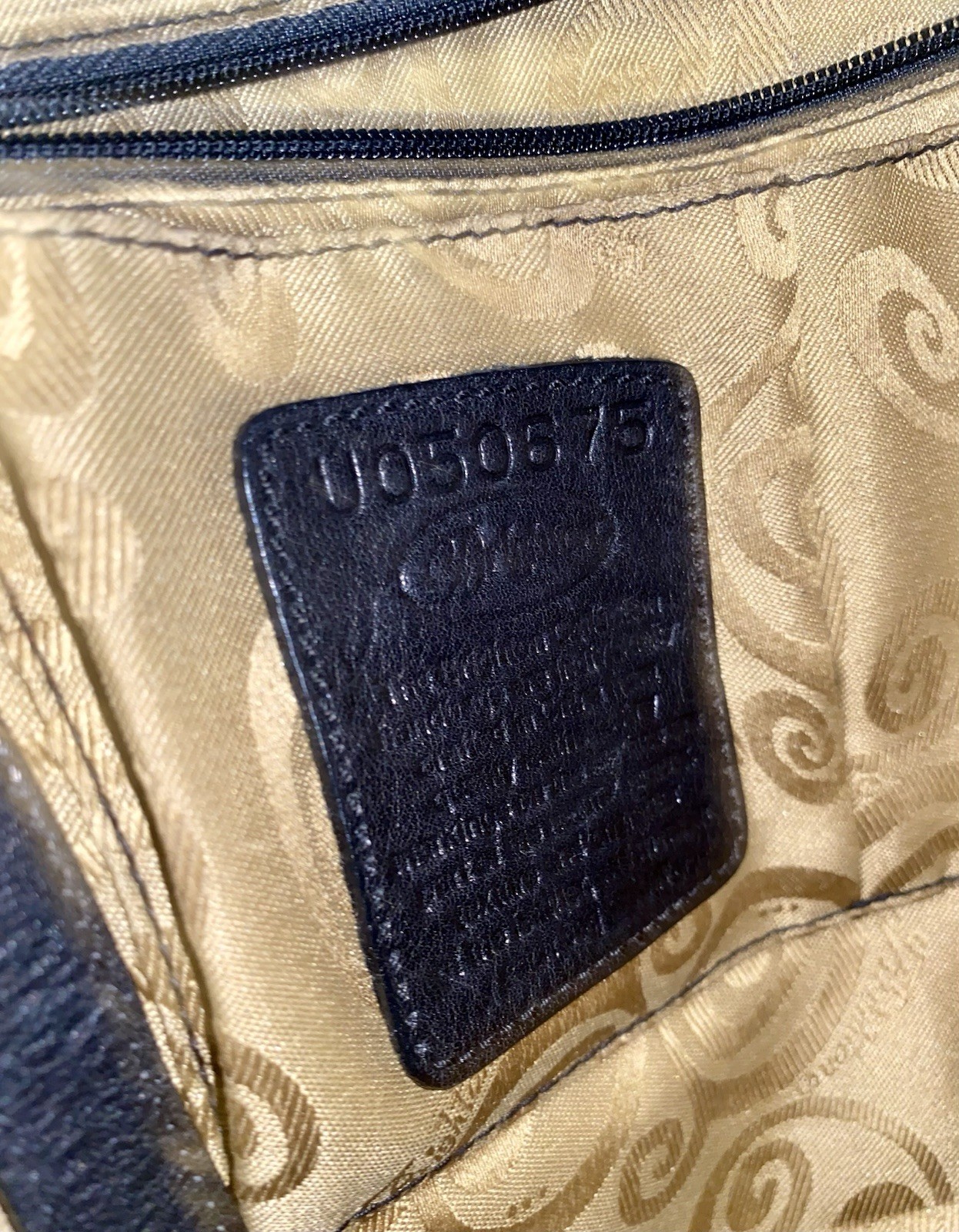 Croc Embossed Leather & Suede Patchwork Brighton … - image 19