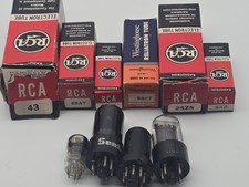 Vacuum Tubes - Lot Of 10 - Untested - RCA, Westinghouse, Sentinel