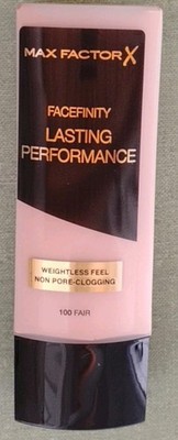 Max Factor Facefinity Lasting Performance Foundation 100 Fair 35ml Exp 10/2026