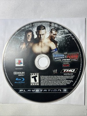 WWE SmackDown vs. Raw 2010 - PlayStation 3 (2010) Disc Only Tested Working