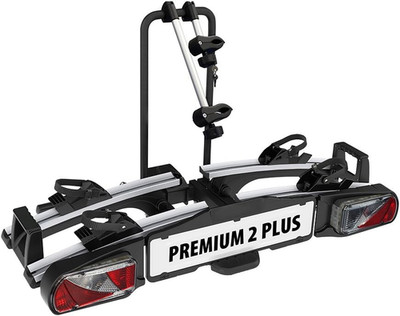 EUFAB 11523 Fahrradträger PREMIUM 2 Plus, E-Bike Geeignet, Für Große Heckklappen