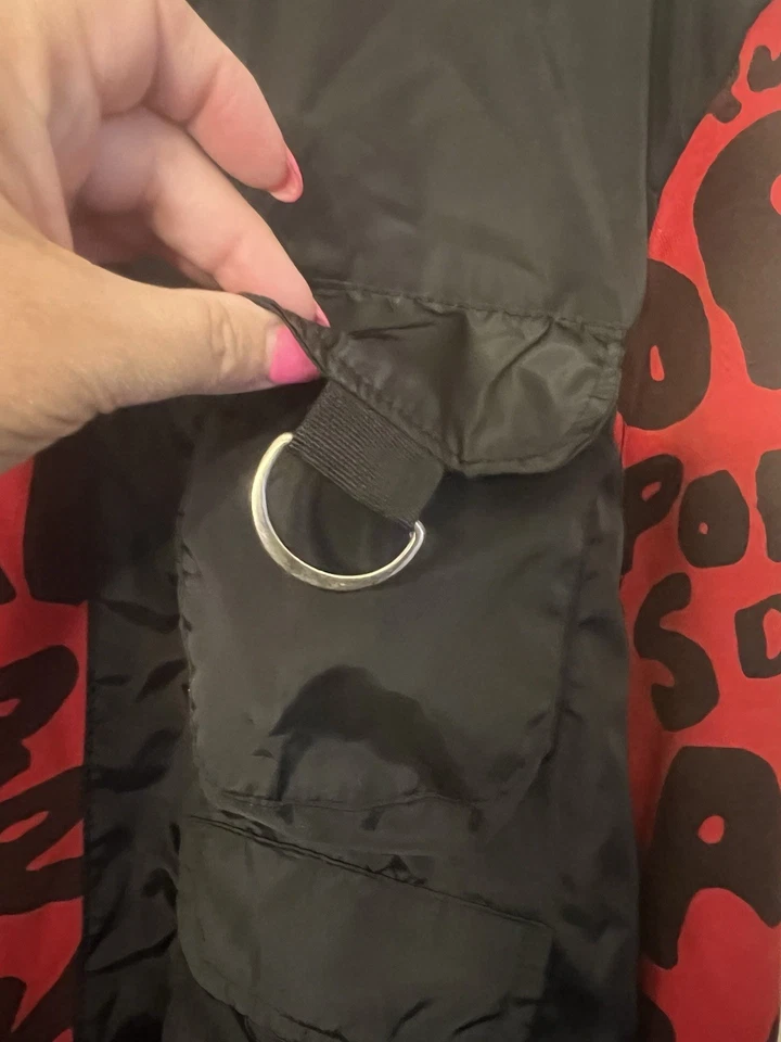 Dsquared2 Sweat Shirt S Red Graphic Print Designer Italy Crew Neck Celebs Luxury Foto 3 de 4