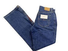 Tommy Hilfiger Hipster Bootcut Jeans W/ Zippers On Lega Vtg 2002 Y2K NWT Size 4