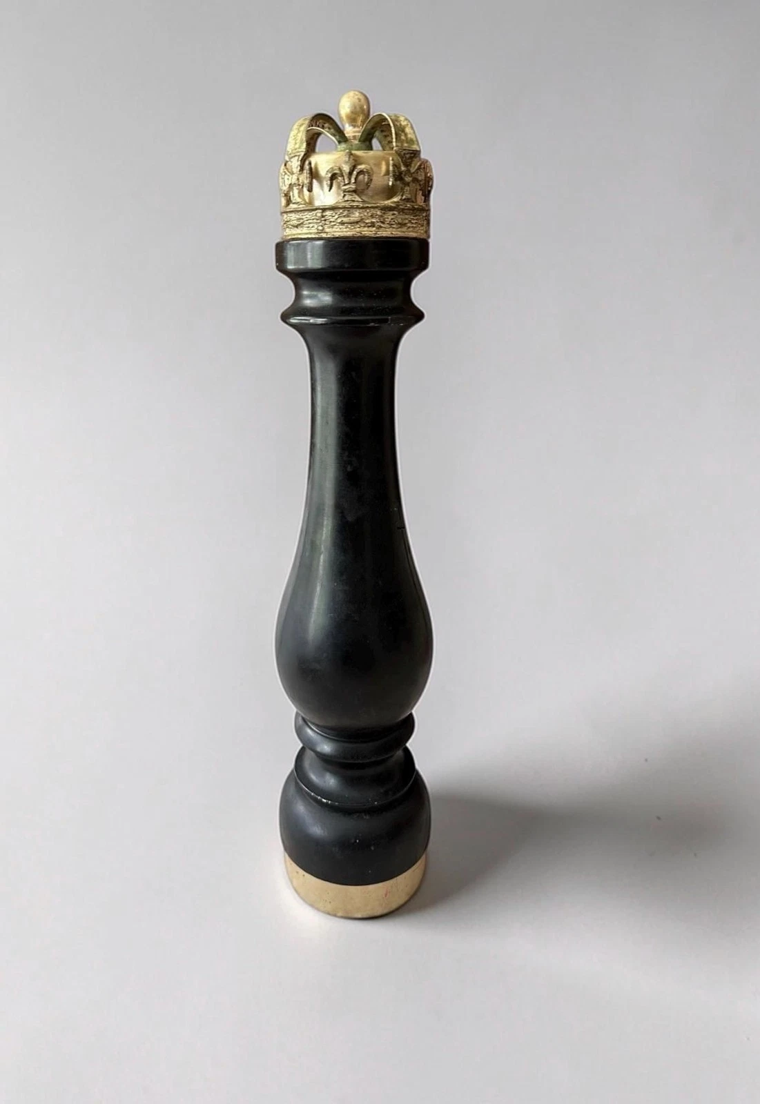 Vintage Chiarugi C.C. Italian Crown Pepper Mill Macina Temperata Steel Grinder