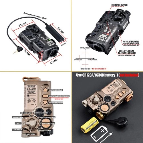 Tactical All Metal Laser OGL/DBAL-A2/MAWL-C1/PERST-4/Raid-X/NGAL