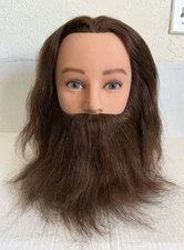 Marianna Mr Magnum Manikin Hair Mannequin Human Hair Male Cosmetology 14108 NEW