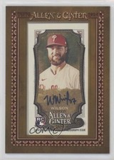 2024 Topps Allen & Ginter Mini Baseball Auto Weston Wilson #MA-WW Auto 0it8