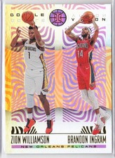 2019-20 Illusions Double Vision Zion Williamson Brandon Ingram #29 Rookie RC