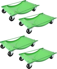 Car Dolly Set of 4, 10000 LBS Capacity Wheel Dolly Antiskid Vehicle Dollies