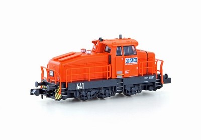NME Spur N 123400 -Rangierdiesellok DHG 500 C 'RAG' orange DCC 1:160