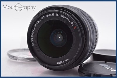 【EXC+++】 PENTAX SMC PENTAX-DA 18-55mm F3.5-5.6 AL II w/cap&Filter #am2089