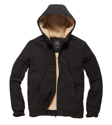 Datton Jacket - V/CORE - Vintage Industries - Bomberjacket Schwarz Beige size M