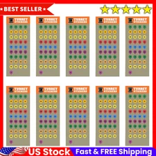 10 Rifle Scope Turret Sticker Sheets- Scope Dope Stickers for Long Range Shootin