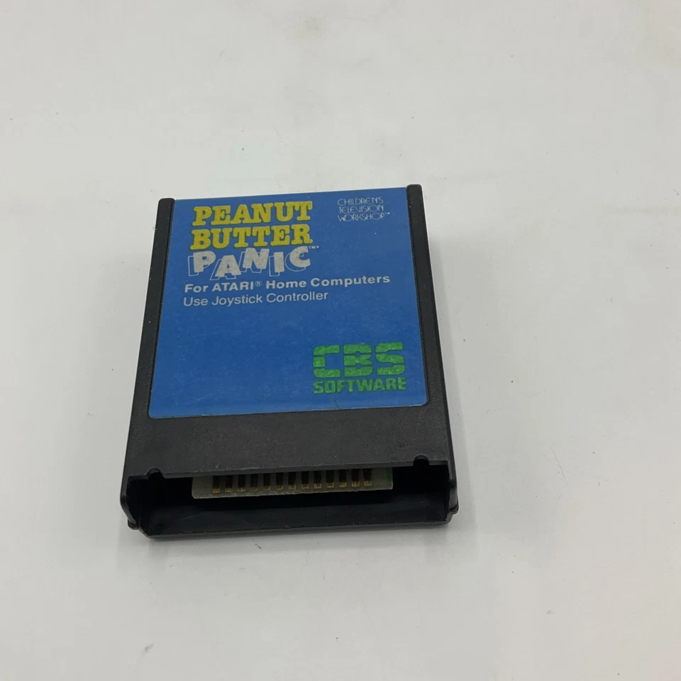 PEANUT BUTTER PANIC (Atari 400/800/XL/XE, 1984) CBS Cartridge ONLY Used - Image 2 of 3