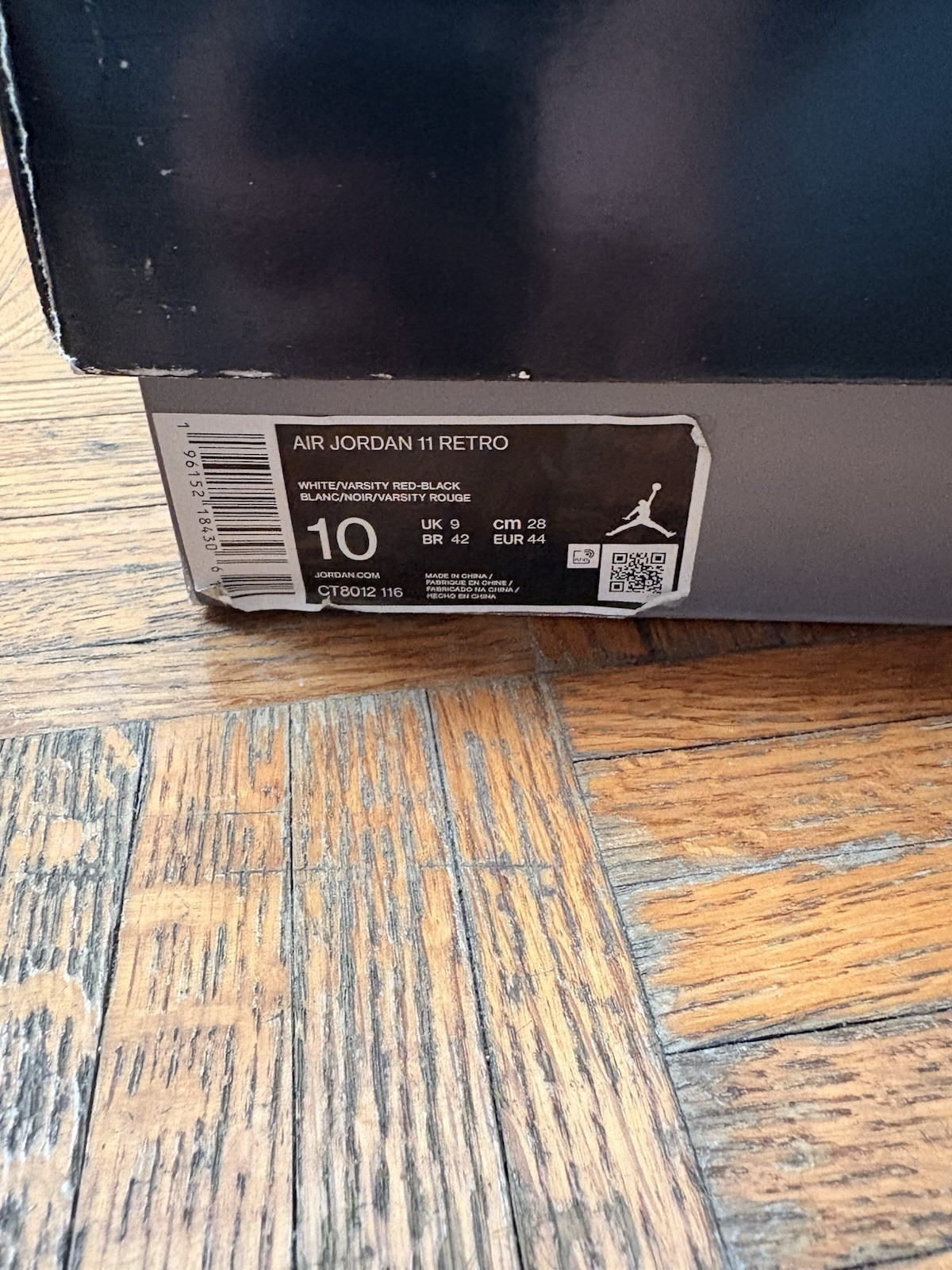 Air Jordan 11 Cherry Red Men's Size 10 Basketball Shoes CT8012-116 PREOWNED thumbnail 6