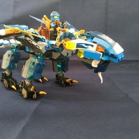 LEGO Ninjago 70602 Jay's Elemental Dragon Incomplete Instructions 15x11x2in Size