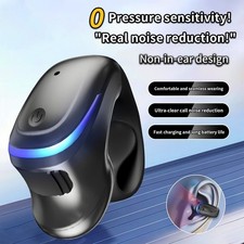 Open Ear Wireless Headphones Bluetooth Sport Headset Ear Clip-On Earbuds with Mc