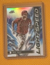 2025 Topps Cosmic Chrome - Lightspeed Mike Trout #LS-14 LA Angels