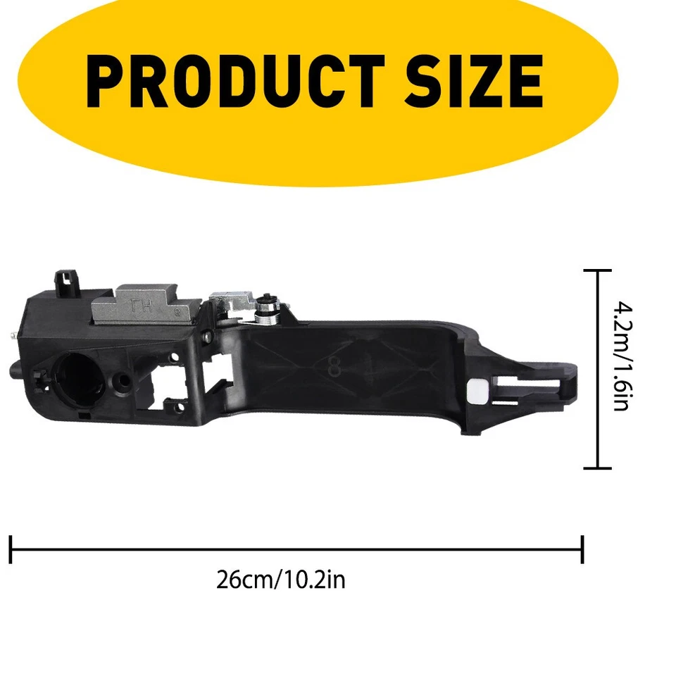 Front Left Handle Base For 2008-2011 Ford Focus Foto 3 de 4