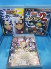 Naruto Shippuden Ultimate Ninja Storm 1 2 & Revolution PlayStation 3 PS3 Tested