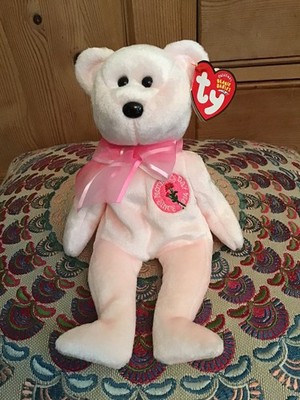 2003 TY Beanie Baby Babys Mom-e 2004 Muttertag Teddybär weiches Plüschtier 8 Zoll