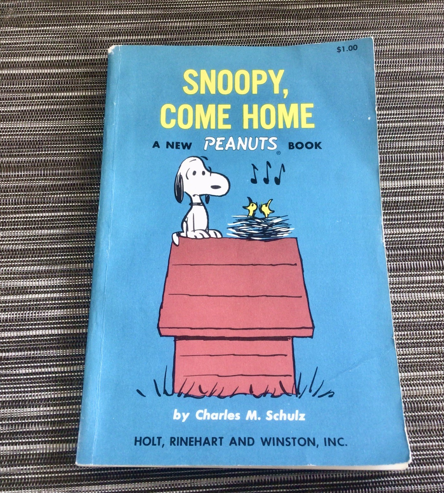 Snoopy Come Home Paperback Book 1968 Charles M Schulz