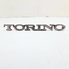 1968-1970 Ford Torino Full Size Emblem Plastic Chrome Original Oem 1968-1970 Ford Torino Full Size Emblem Plastic Chrome Original Oem