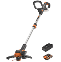 Worx Akku-Rasentrimmer 20V WG163E.9 Inkl. 2Ah Akku Und SchnellladegeräT | NEU