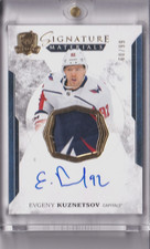 Evgeny Kuznetsov 2017-18 The Cup Autographed with 3 color Patch & # 60 of 99