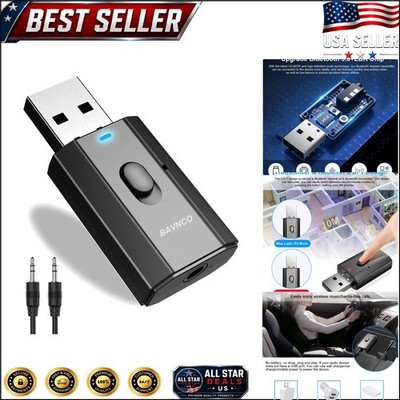 Wireless 3.5mm Bluetooth Receiver & Transmitter - Compact Audio Solution