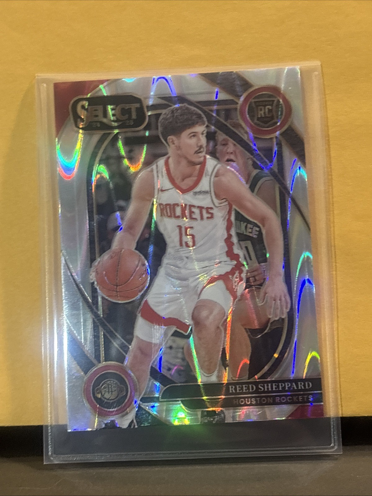 2024-25 Panini Select - Courtside Reed Sheppard #299 Tectonic Prizm (RC)
