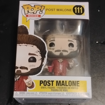 Funko Pop! Rocks Post Malone #111 Standard Vinyl Figure, Original Unopened