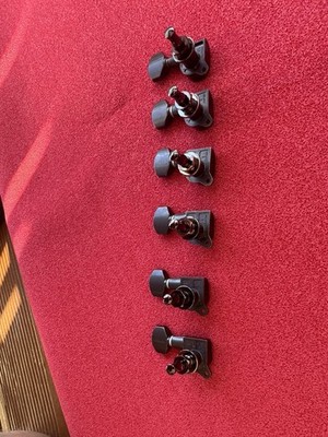 Gotoh SG381 Mechaniken Cosmo Black 6 Stk. 6L