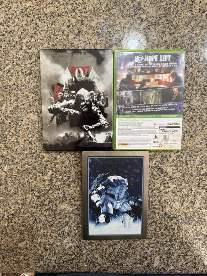 Lote de jogos para Xbox 360 Resident Evil Lost Planet edição de colecionador - Imagem 2 de 4