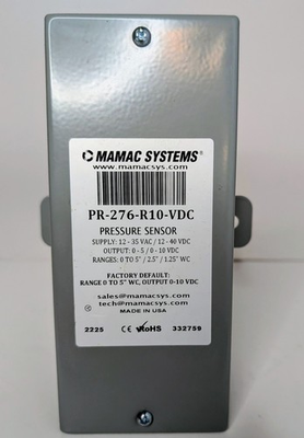 #ad MAMAC Systems PR 275 R4 VDC Static Pressure Transducer for Industrial Use $120.00
