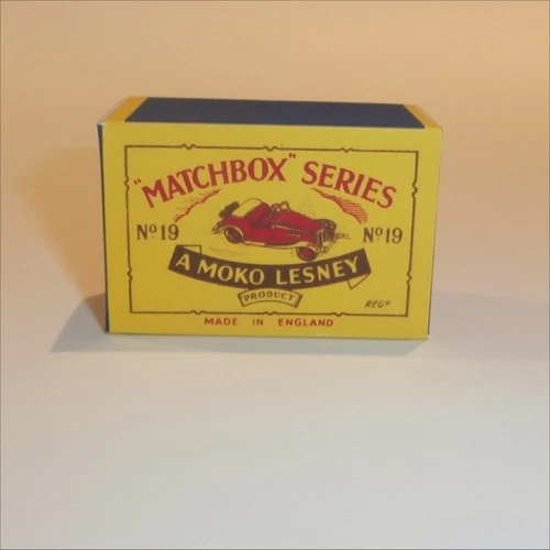 Matchbox Lesney 19a MG Midget TD B Style Repro Box