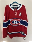 Mens Fanatics NHL Montreal Canadiens Brendan Gallagher Signed Jersey Large NWT