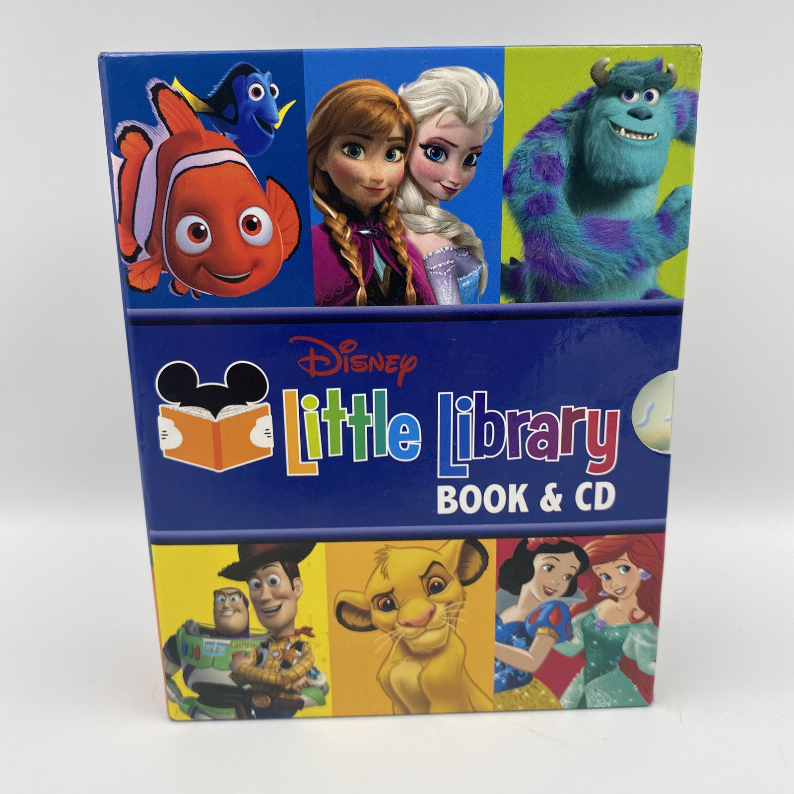Disney Little Library Complete 8 Book & CD Box Set Frozen Toy Story Cinderella