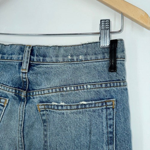 Alexander Wang 003 Boyfriend Jeans Distressed Knee Rip Light Indigo, Größe 24 - Bild 8 von 11